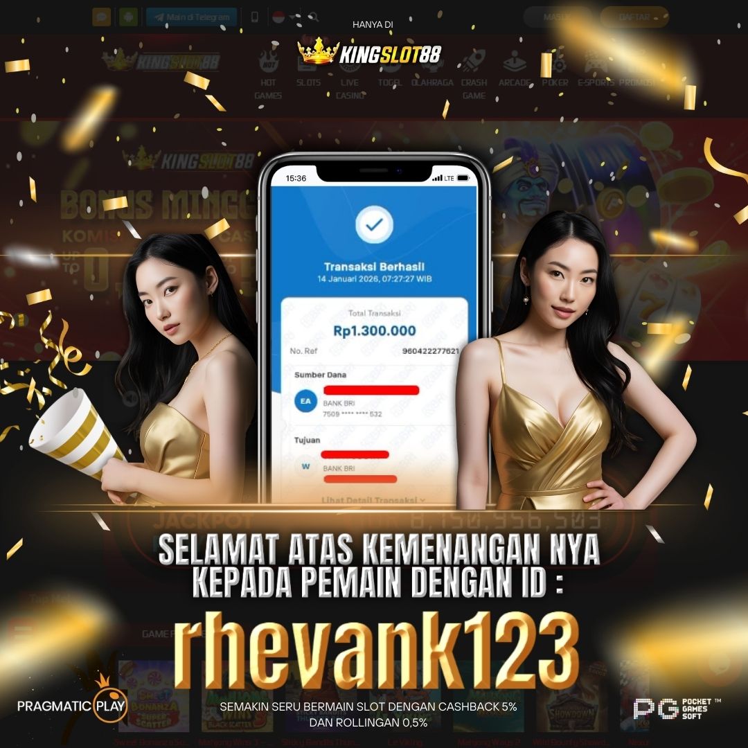 SELAMAT ATAS KEMENANGANNYA UNTUK ID :rhevank123